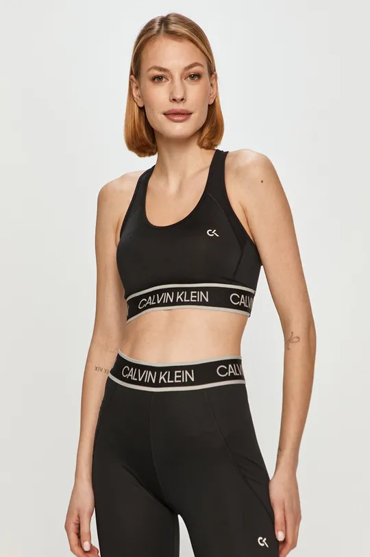 czarny Calvin Klein Performance - Biustonosz sportowy