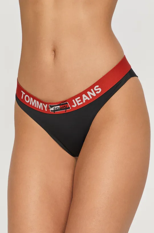 tmavomodrá Tommy Jeans- Plavkové nohavičky Dámsky