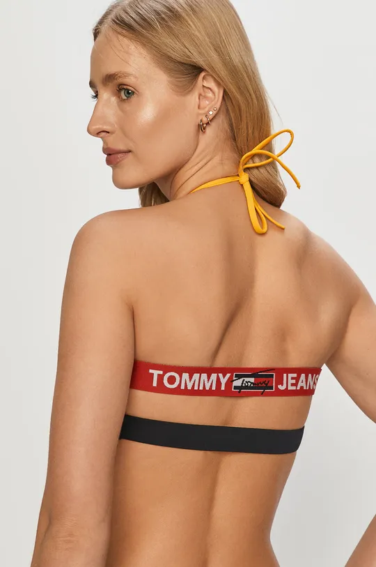 Tommy Jeans - Plavková podprsenka tmavomodrá