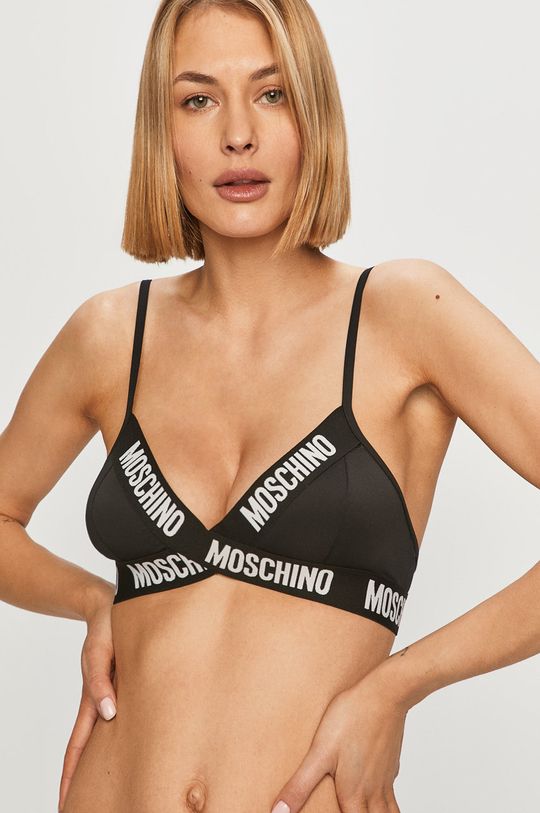 czarny Moschino Underwear - Biustonosz Damski
