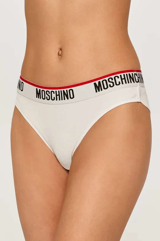 biały Moschino Underwear Figi (2-pack) Damski