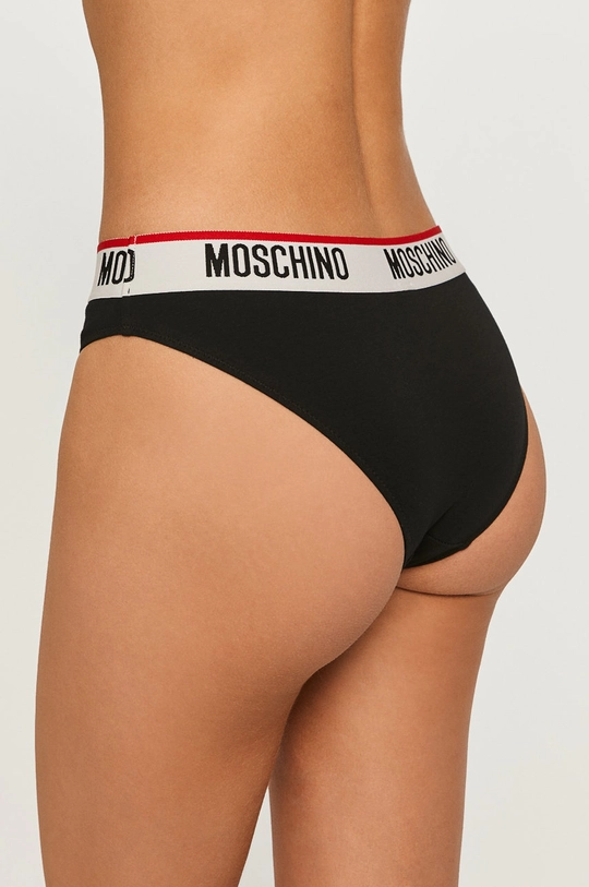 Plavková podprsenka Moschino Underwear (2-pak) čierna