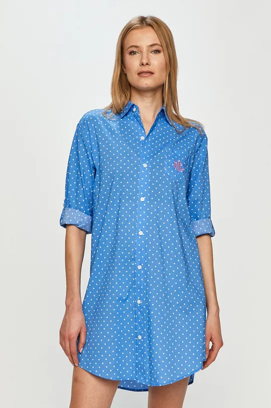 блакитний Lauren Ralph Lauren - Нічна сорочка Жіночий