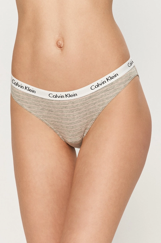 szary Calvin Klein Underwear Figi Damski