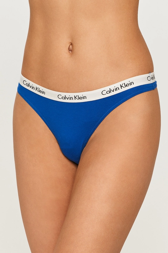 niebieski Calvin Klein Underwear - Stringi Damski