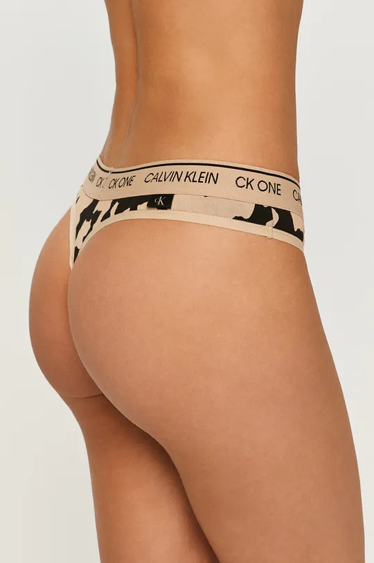 Calvin Klein Underwear - Stringi CK One beżowy