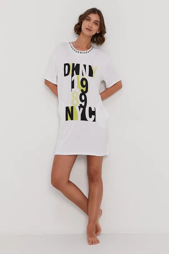 Dkny Koszula nocna YI2322475 biały