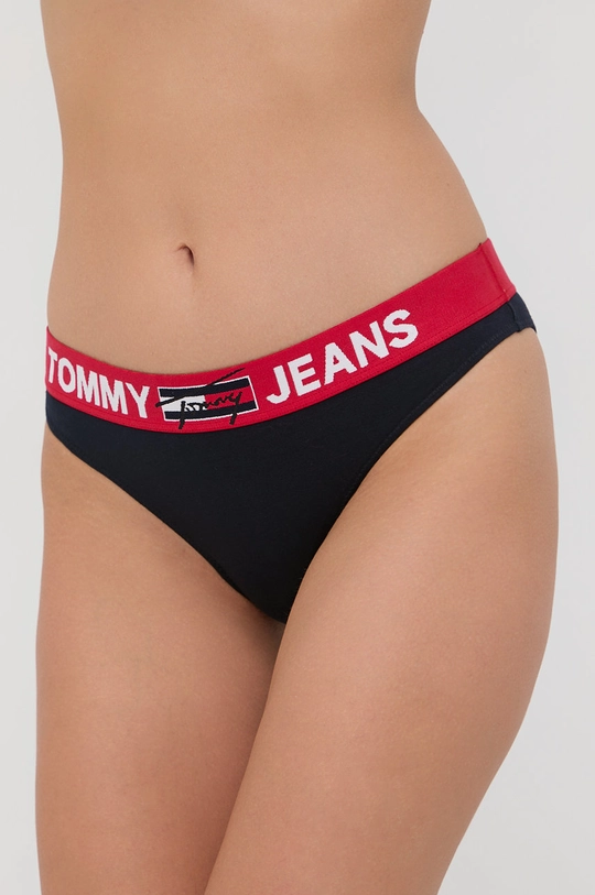 tmavomodrá Nohavičky Tommy Jeans Dámsky