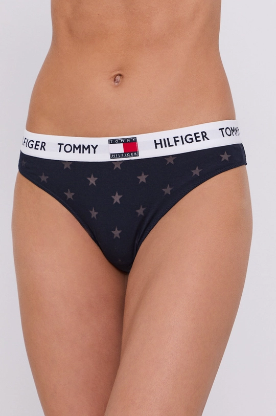 tmavomodrá Nohavičky Tommy Hilfiger Dámsky