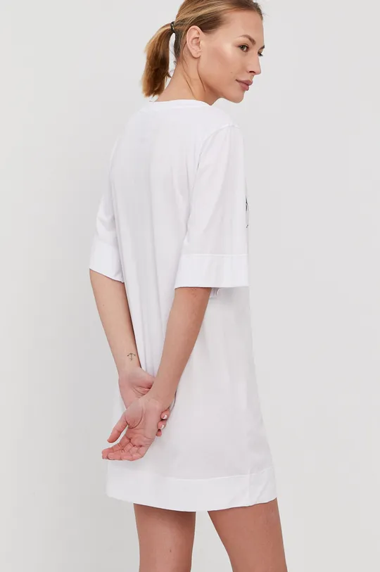 Šaty Emporio Armani Underwear biela