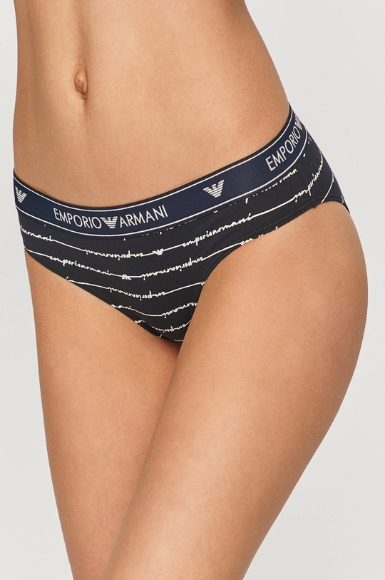 granatowy Emporio Armani - Figi (2-pack) 163334.1P219 Damski