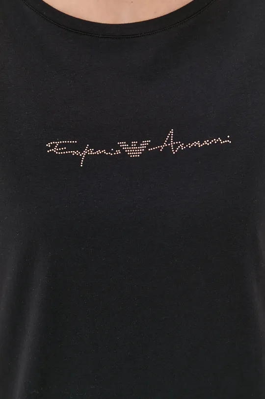 čierna Nočná košeľa Emporio Armani