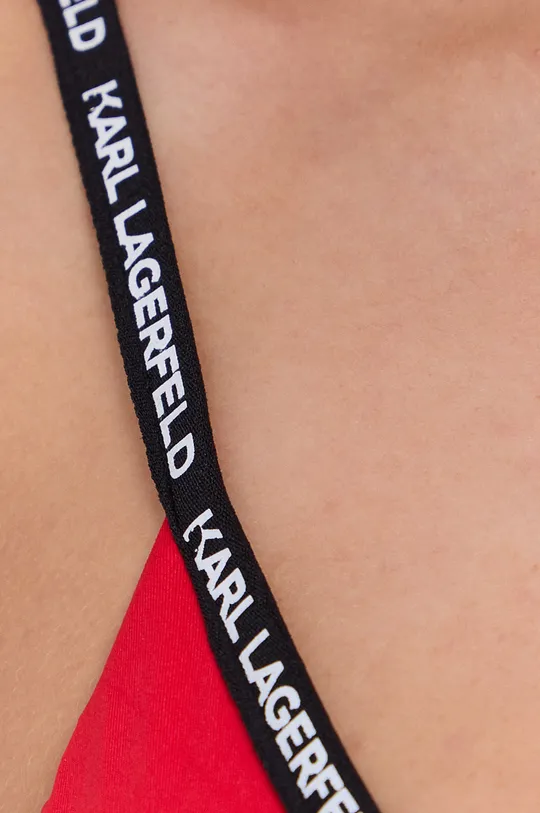 czerwony Karl Lagerfeld Strój kąpielowy KL21WOP01