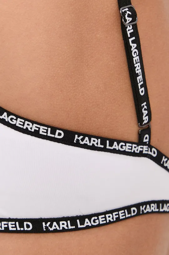 biały Karl Lagerfeld Biustonosz kąpielowy KL21WTP02