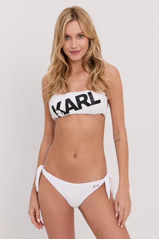 Karl Lagerfeld bikini felső  Bélés: 16% elasztán, 84% poliamid Jelentős anyag: 18% elasztán, 82% poliamid