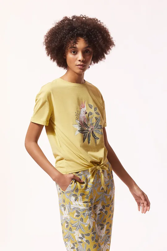 beżowy Etam - T-shirt piżamowy IRMA