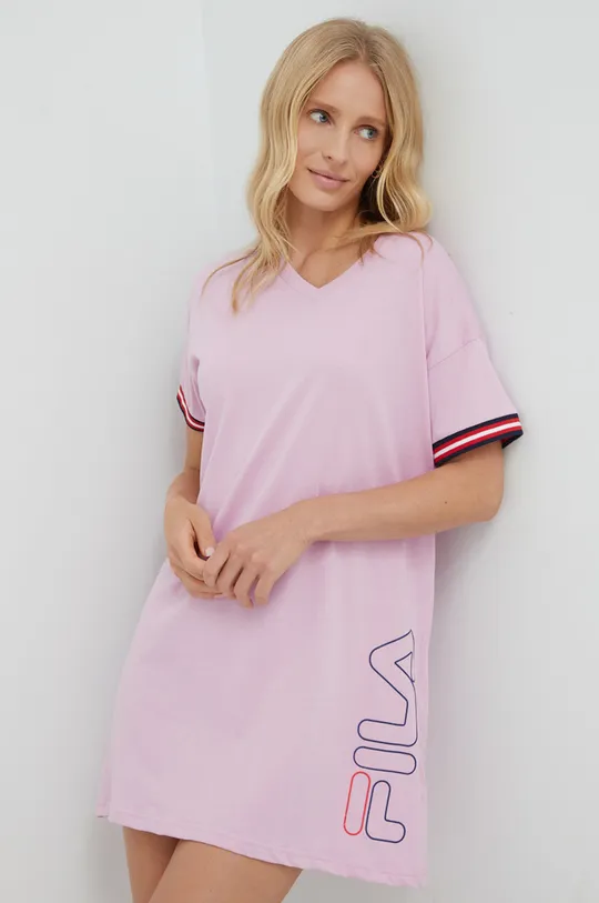 ροζ Νυχτερινή μπλούζα Fila Γυναικεία