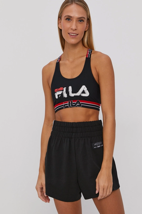 чёрный Спортивный бюстгальтер Fila Женский