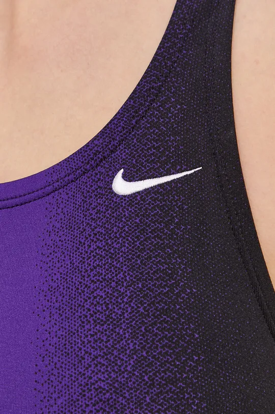 fioletowy Nike Strój kąpielowy