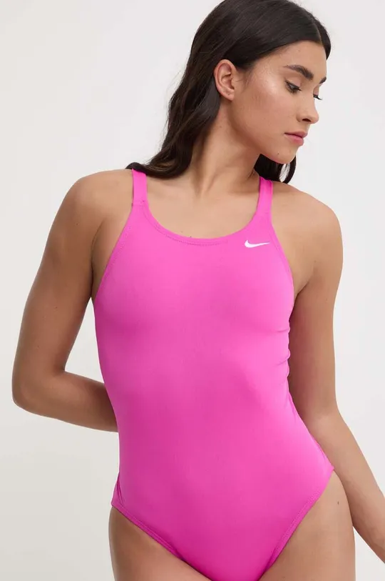 różowy Nike jednoczęściowy strój kąpielowy Damski