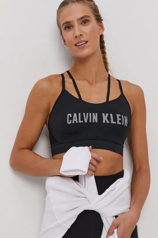 crna Sportski grudnjak Calvin Klein Performance Ženski