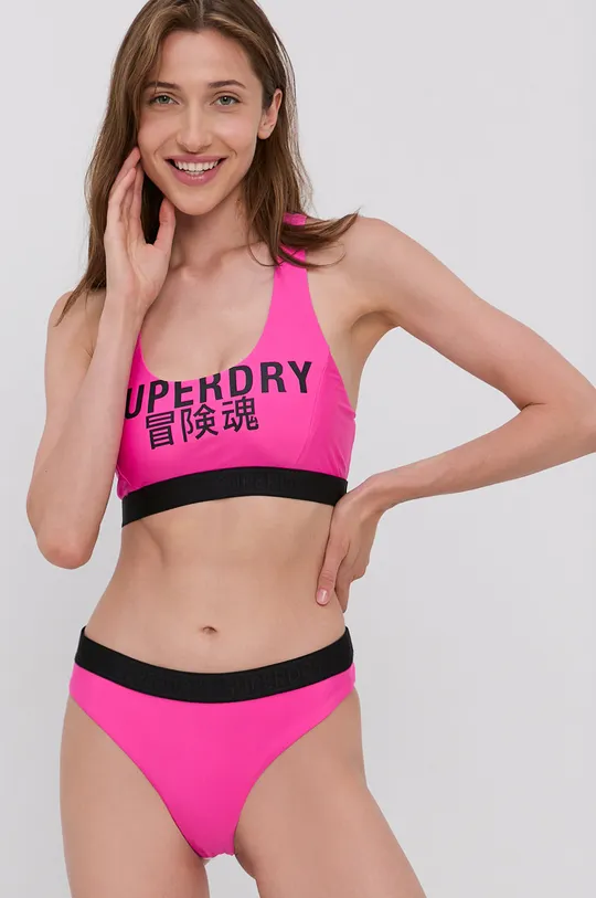 Superdry bikini felső  Anyag 1: 17% lycra, 83% Újrahasznosított poliészter Anyag 2: 13% elasztán, 87% poliészter
