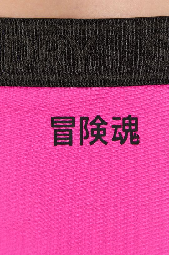 ružovofialová Plavkové nohavičky Superdry