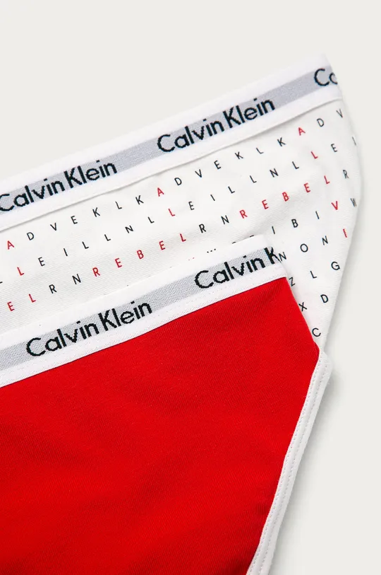 Calvin Klein Underwear - Figi dziecięce (2-pack) czerwony