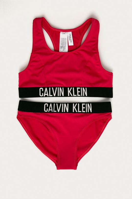 sýto ružová Calvin Klein - Detské plavky 128-176 cm Dievčenský
