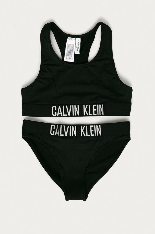 čierna Calvin Klein - Detské plavky 128-176 cm Dievčenský