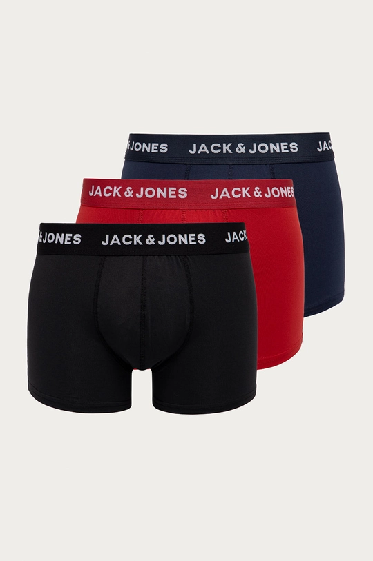 czarny Jack & Jones Bokserki (3-pack) Męski