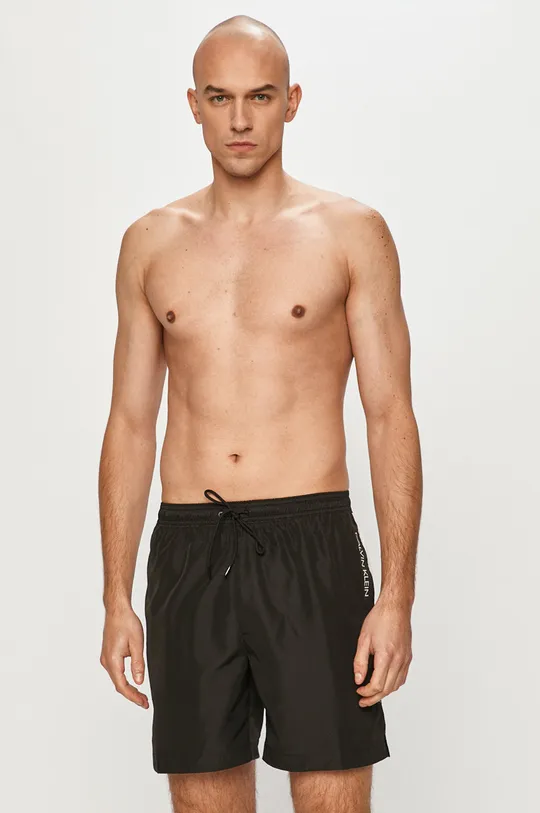 Calvin Klein - Szorty kąpielowe czarny