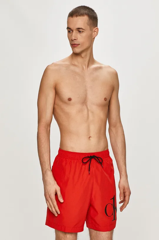 Calvin Klein - Σορτς κολύμβησης κόκκινο