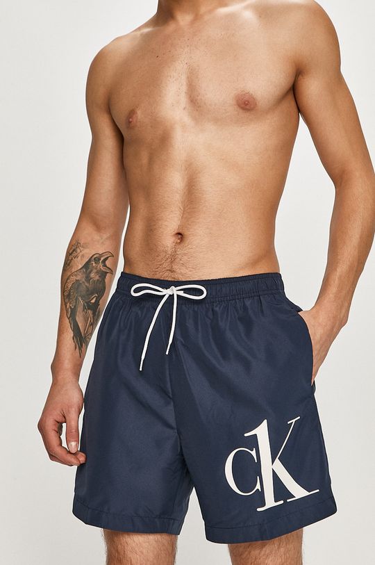 Calvin Klein - Plavkové šortky námořnická modř