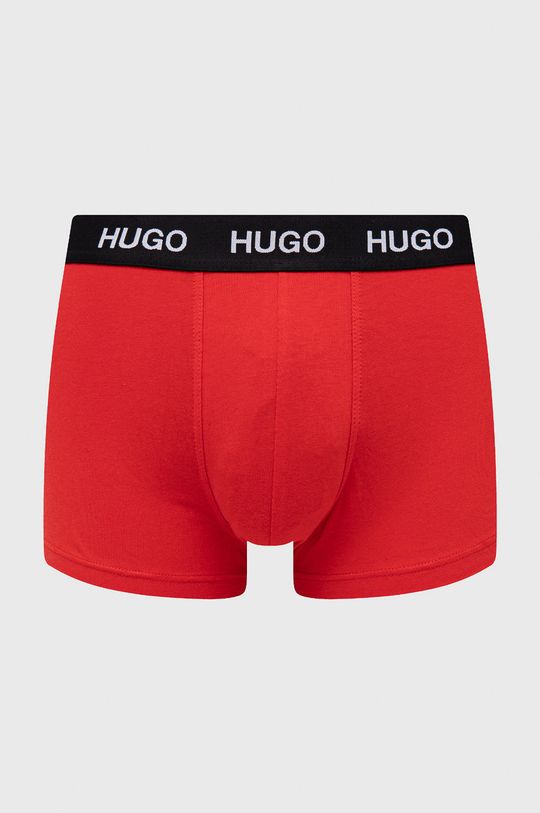 Hugo - Boxerky (3-pak) červená