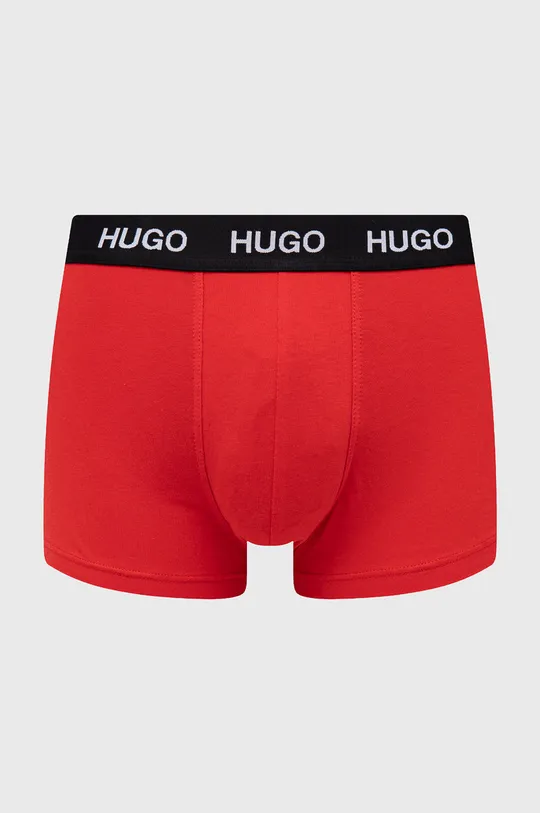 Hugo - Боксери (3-pack) червоний