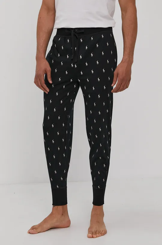 μαύρο Παντελόνι πιτζάμας Polo Ralph Lauren Ανδρικά
