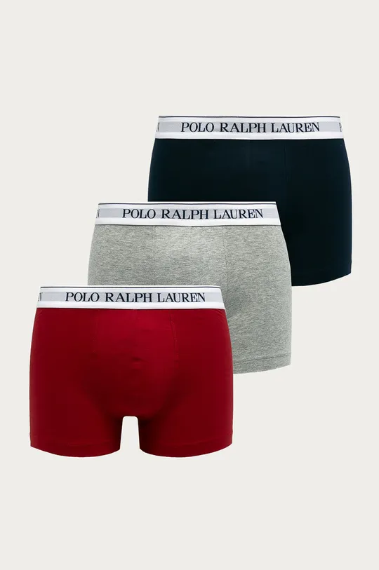 szary Polo Ralph Lauren - Bokserki (3-pack) 714830299007 Męski