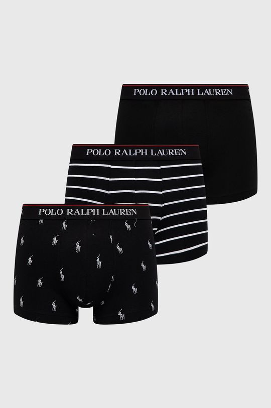 negru Polo Ralph Lauren Boxeri (3-pack) De bărbați