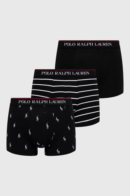 crna Bokserice Polo Ralph Lauren (3-pack) Muški