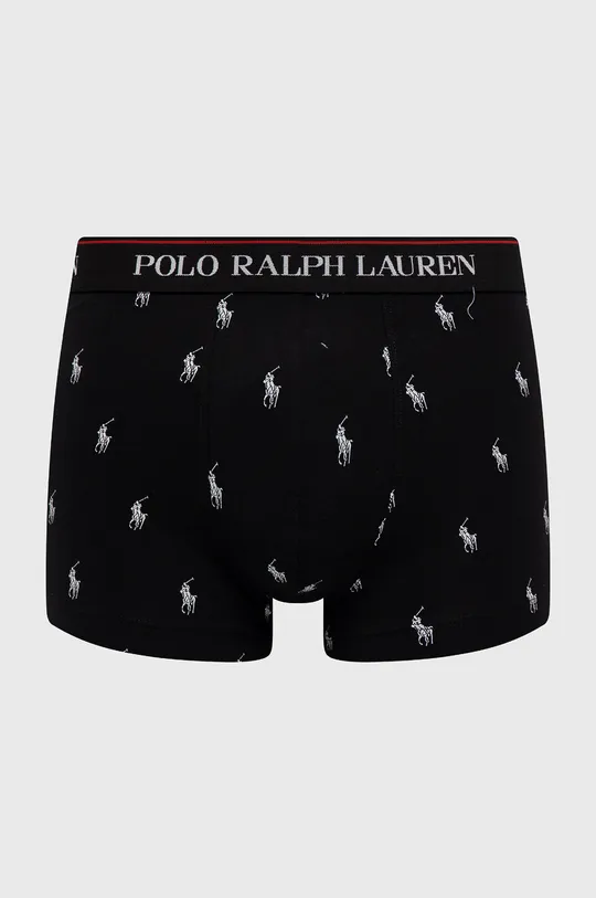 Boxerky Polo Ralph Lauren (3-pack) čierna