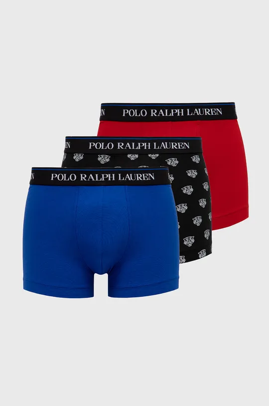 czerwony Polo Ralph Lauren Bokserki (3-pack) 714830299012 Męski