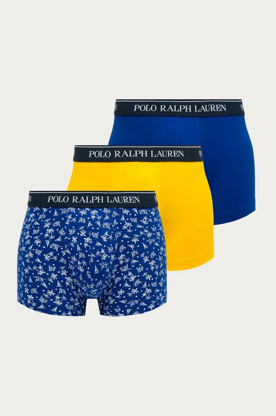 modrá Polo Ralph Lauren - Boxerky (3-pak) Pánsky