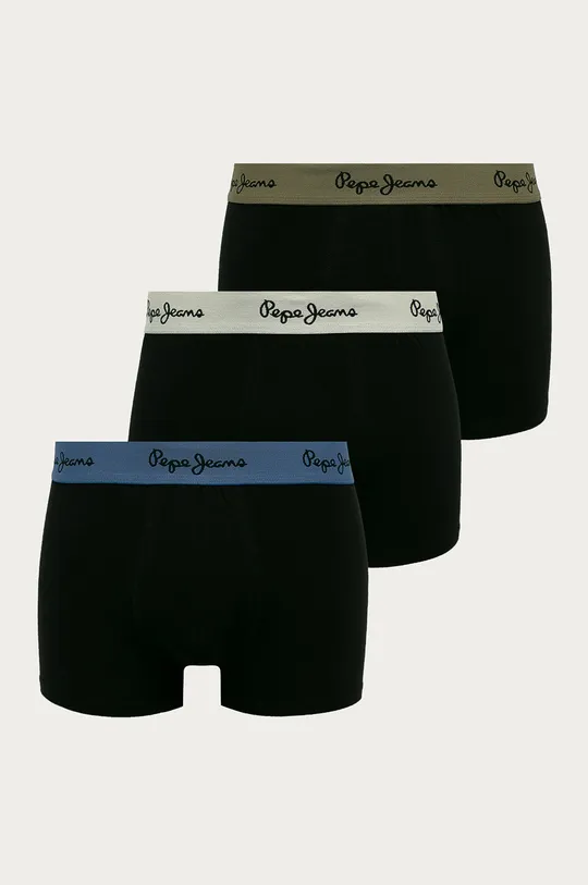 čierna Pepe Jeans - Boxerky Haig (3-pak) Pánsky
