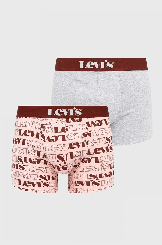 różowy Levi's Bokserki (2-pack) Męski