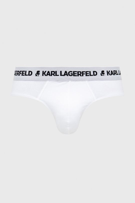 Slipy Karl Lagerfeld (3-pak) (3-pak) biela