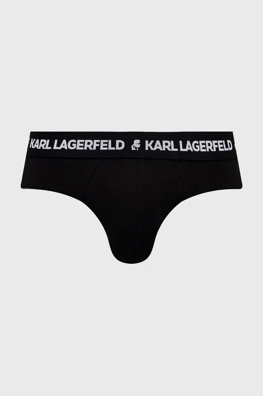 Karl Lagerfeld Slipy (3-pack) 211M2103 czarny