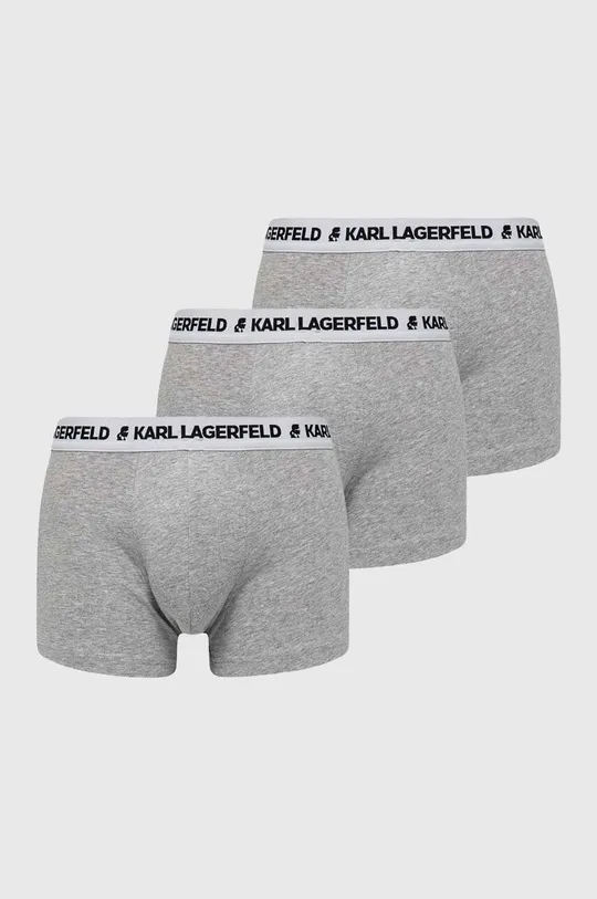 siva Boksarice Karl Lagerfeld 3-pack Moški