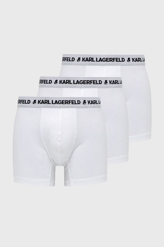 biały Karl Lagerfeld Bokserki (3-pack) Męski