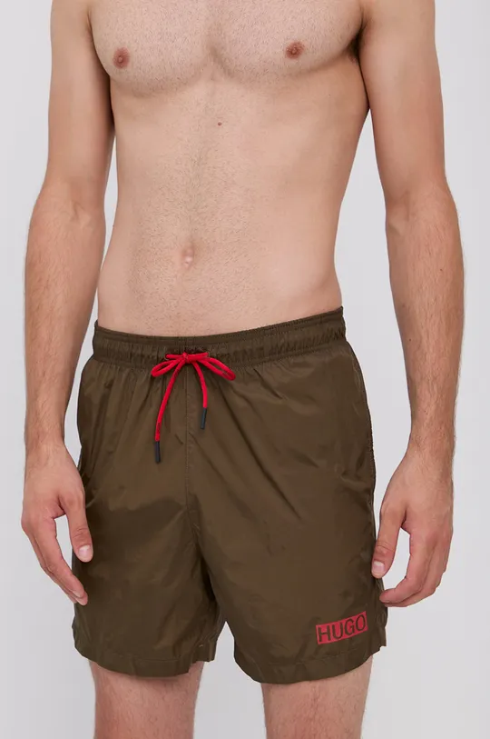 zelena Kratke hlače za kupanje Hugo Muški